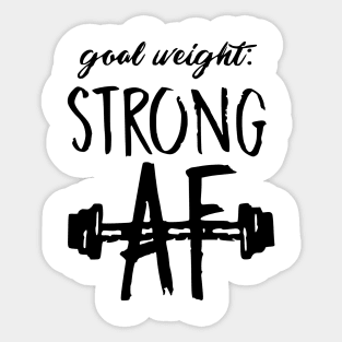 Strong AF Sticker